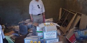 ضبط مخزن مبيدات مغشوشة ومحظورة بمركز البداري في أسيوط