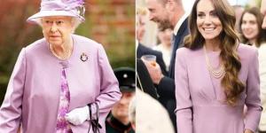 كيت ميدلتون تسير على خطى الملكة الراحلة إليزابيث في الذكرى المئوية لها