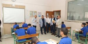 إنطلاق إمتحانات الصفين الأول والثاني بالمدرسة الثاناعية لمياه الشرب بالبحيرة