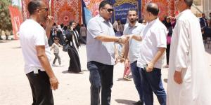 فحص ألف مواطن فى قافلة طبية براس غارب