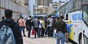 حافلات جماهير الزمالك تتحرك إلى ملعب برج العرب (صور)