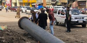 محافظ الدقهلية يتفقد أعمال تأهيل خط طرد محطة معالجة صرف صحي بالمنصورة