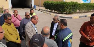 لمتابعة كفاءة التشغيل.. رئيس صرف صحي الإسكندرية يتفقد محطة معالجة الألماني