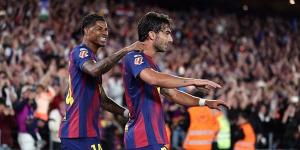 برشلونة يتقدم على ريال مدريد بثنائية في شوط أول مشتعل بالكلاسيكو