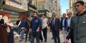 محافظ الدقهلية يشهد حملة لرفع الإشغالات والتعديات بغرب المنصورة