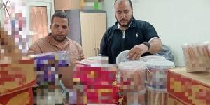 حملات تموينية مكثفة بإيتاي البارود تضبط 7824 قطعة حلوى وبسكويت منتهية الصلاحية