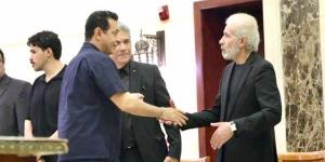 مصطفي شعبان يقدم واجب العزاء في الراحل عبد الرحمن أبو زهرة