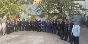 المسلماني يستقبل الشوربجي في مقر القناة الخامسة بالإسكندرية