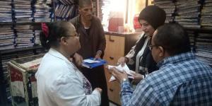 وكيل مديرية الصحة بالمنيا تتفقد أعمال قافلة طبية