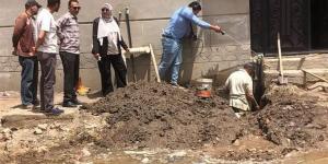 إنهاء أزمة تسريب مياه الشرب في فارسكور بدمياط