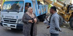 رفع كفاءة النظافة بنطاق غرب الإسكندرية