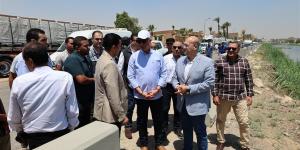 محافظ الجيزة يتفقد مشروعي تطوير محور المريوطية وكوبري السيارات أعلى مزلقان أبو النمرس