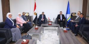 محافظ دمياط يستقبل وفد مركز المعلومات ودعم اتخاذ القرار بمجلس الوزراء