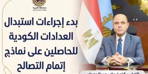 بدء إجراءات استبدال العدادات الكودية للحاصلين على نماذج إتمام التصالح بالغربية