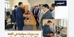 "عمل السويس" تطلق دورات مجانية في اللغة الإنجليزية والتبريد والتكييف