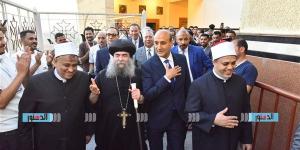 محافظ أسيوط يزور دير العذراء وكنيسة الانتقال للتهنئة باحتفالات صوم السيدة العذراء مريم