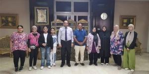 وكيل "شباب ورياضة سوهاج "يستقبل لاعبي المشروع القومي للموهبة والبطل الأولمبي للجودو