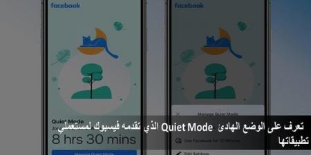 تعرف
على
الوضع
الهادئ
Quiet
Mode
الذي
تقدمه
فيسبوك
لمستعملي
تطبيقاتها