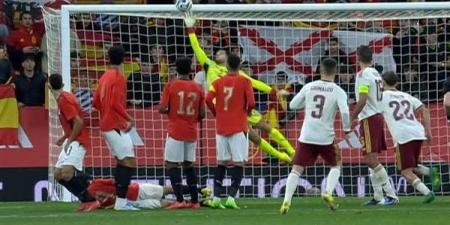 أبومسلم: تألق مصطفى شوبير و«سوء الحظ» يحسمان التعادل مع إسبانيا