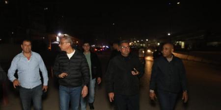 جولة موسعة لمحافظ الجيزة لمتابعة الالتزام بقرارات الغلق