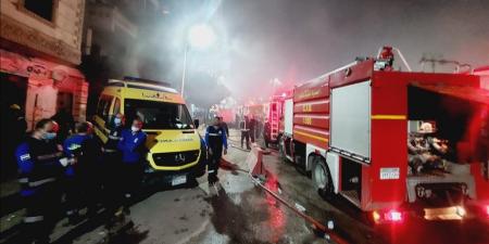 السيطرة على حريق التهم ملاهي أطفال شهيرة بطريق الأحرار بالشرقية