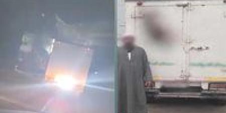 أضواء قاتلة.. ضبط سائق «نصف نقل» يثبت أنوار مبهرة خلف سيارته بالمنوفية