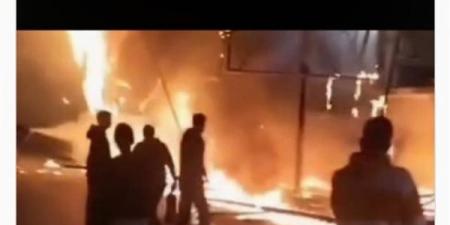 حريق مصنعين فى المنطقة الصناعية بنجع حمادي.. تفاصيل