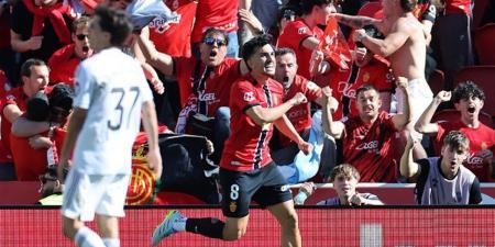 ريال مدريد يسقط بثنائية ضد مايوركا قبل موقعة بايرن بدوري الأبطال