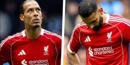 سقوط القادة في ليفربول.. صلاح وفان دايك تحت المجهر بعد رباعية سيتي