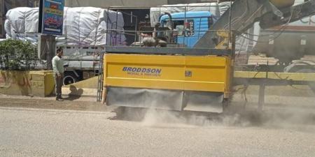 استمرار حملات النظافة المكبرة بالطرق العامة ورفع المخلفات بالغربية