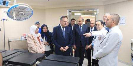 وزير التعليم العالي يفتتح مستشفى رعاية الأطفال بجامعة المنيا
