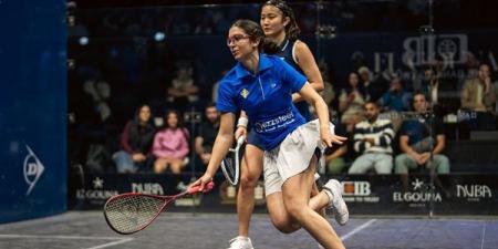 امينة عرفي ضد هانيا الحمامي.. نصف نهائي مصري ببطولة الجونة الدولية للاسكواش