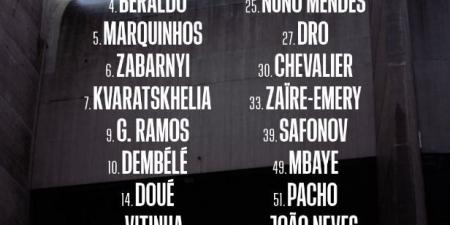 إنريكي قائمة باريس سان جيرمان لموقعة ليفربول