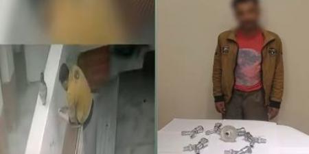 ضبط لص سرقة صنابير المياه بمسجد بالغربية