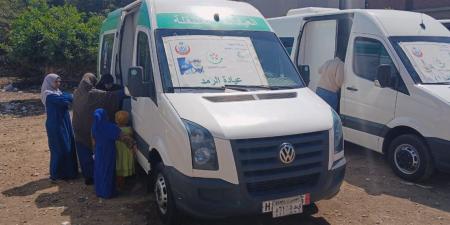 الدقهلية: 1838 مواطن استفادوا من القافلة الطبية المجانية بميت غمر