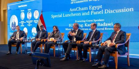 وزير البترول من غرفة التجارة الأمريكية: عصر جديد للاستثمارات بعد تسوية كامل مديونيات الشركاء