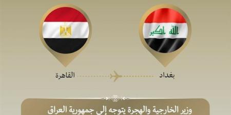 وزير الخارجية يتوجه للعراق لبحث التطورات الإقليمية