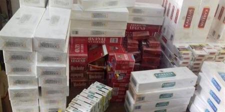 ضبط 120 علبة سجائر بدون فواتير دالة على مصدرها بالبحيرة