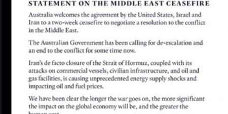 أستراليا تشكر مصر على جهود الوساطة فى إتفاق وقف الحرب