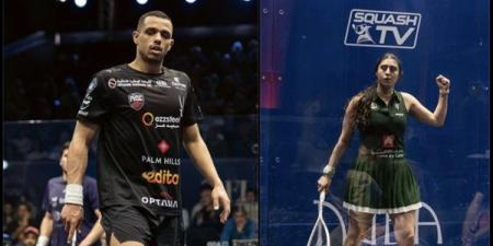 الليلة.. مواجهات نارية بنصف نهائي بطولة الجونة الدولية للاسكواش