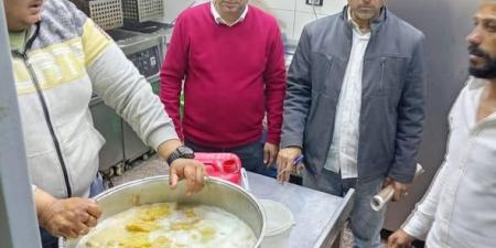 إعدام 350 كيلو أغذية فاسدة بالمنيا