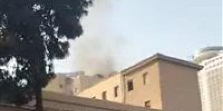 إخماد النيران في اللحظات الأخيرة.. السيطرة على حريق داخل القصر العيني