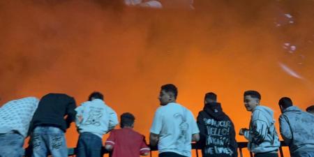 عاجل.. إخماد حريق المنيب بعد اشتعاله ٥ ساعات متواصلة (شاهد)