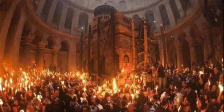 اليوم.. مسيحيو القدس يستقبلون النور المقدس