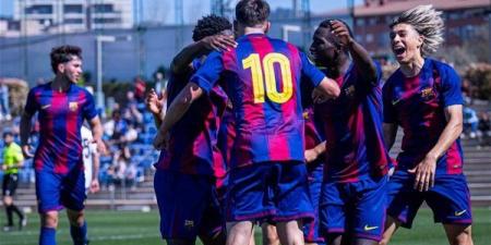 تحت أنظار حمزة عبد الكريم.. برشلونة يكتسح ساباديل في الدوري الإسباني للشباب