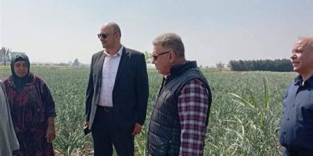 وكيل زراعة الغربية يستقبل رئيس قطاع الخدمات الزراعية بالوزارة