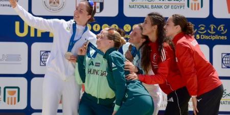 المجرية بلانكا جوزي تتوج بكأس العالم للخماسي الحديث في مصر