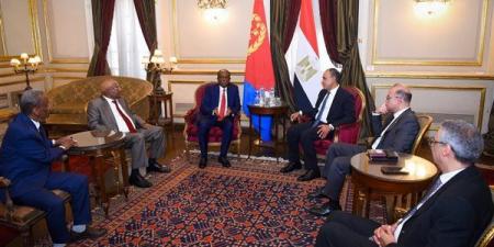 وزيرا الخارجية والاستثمار يستقبلان المستشار الاقتصادي للرئيس الإريتري ووزير التجارة والصناعة