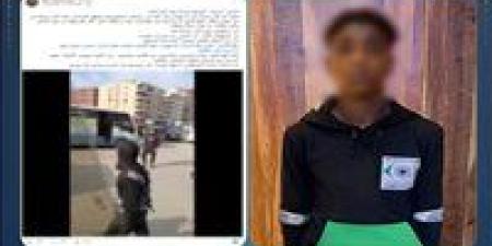 اعترض على دفع أموال.. ضبط سايس حطم الزجاج الجانبي لقائد ميني باص بالقاهرة