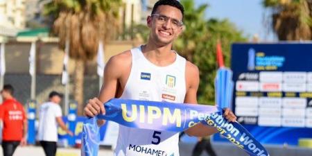 معتز وائل: بداية الموسم بميدالية ذهبية دافع قوي وهدفي الأكبر ميدالية أولمبية